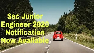 SSC junior Engineer 2020 Notification out | क्या नया है Vacancy मे? देखो जल्दी