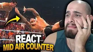 É LINDO QUANDO ACERTA! Reagindo a WWE Mid Air Counter 1