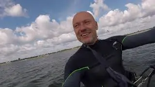 Kitefoiling Kessenich Belgium End of Summer 2018