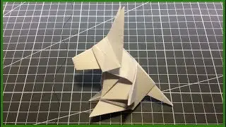 Wolf origami paper. How to make a wolf out of A4 paper with their hands.