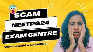 NEETPG 24 exam centre frustration- on behalf of NEETPG aspirants by Dr.Nikita Nanwani
