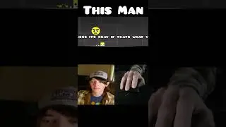 Geometry Dash This Man Doesn't Want Me to Pass the Level #shorts