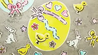 How To Paint Pretty Easter Cookies