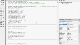 COMO HACER UN SISTEMA CON VISUAL BASIC 6 0 CON CONEXION A  ACCESS (2/2)