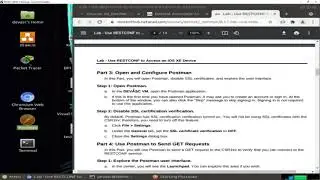8.3.7 Lab - Use RESTCONF to Access an IOS XE Device