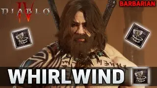 THE BEST WHIRLWIND BARBARIAN Build for Diablo 4