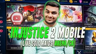 LIVE: Injustice 2 Mobile Solo Raid Grind🔥 | ON ICE 🔥 & Arena Gameplay