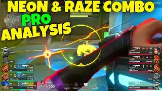 Raze and Neon Combo in VCT | Valorant Pro Analysis | Raze Valorant | Enzo Valorant | Valorant