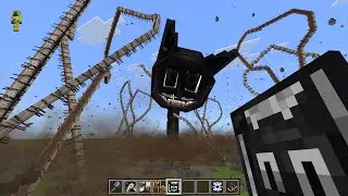 The Art of Trevor Henderson V2 Cartoon Cat VS Siren Head VS Long Horse MOD in Minecraft PE
