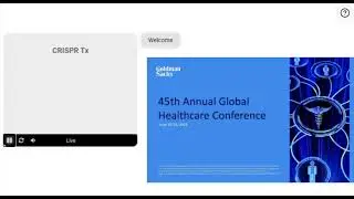 CRISPR Tx 2024-06 CEO at GS conf