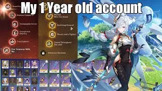 What my 1 Year old Account looks like | Genshin Impact