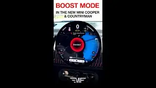 Boost Mode in the new MINI Cooper and MINI Countryman