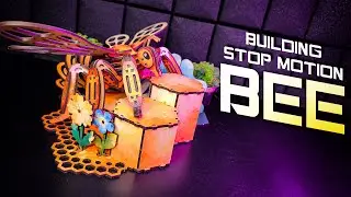 Stop Motion & Building a Huge BEE on Honeycombs | 3D Puzzle | TheGravix Model Kit