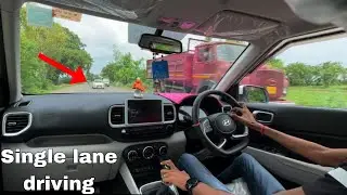 Driving in Single Lane is Very Risky | ये गलतिया मत करो