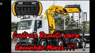 Dicas de como operar Caminhão Munck, com controle remoto joystick.