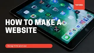 How to make a website (part 1)