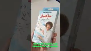 Bob Ross Trading Cards unboxing on my channel #tradingcards #bobross #cards