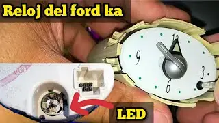 El reloj del Ford ka no ilumina, reloj de tablero Ford ka.