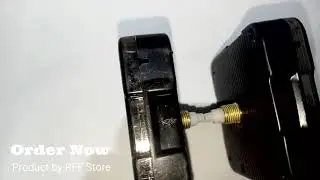 DIY silent quartz clock movement mechanism wall clock Spindle Repair Replacement Tool cross stitch