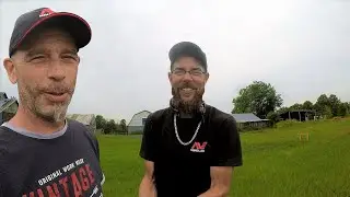 Metal Detecting Matt Thompson's Farmstead! Silvers And A Big Old Coin!