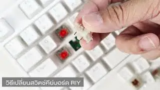 วิธีเปลี่ยน สวิตช์ คีย์บอร์ด RIY ของ Fantech