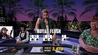 He got a Royal Flush... 💀