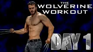 The Wolverine Hugh Jackman Full Workout- Day 1 Chest, Shoulders, Triceps