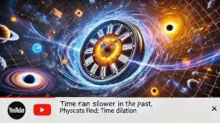 Time ran Slower in the Past, Physicist Find: Time Dilation | Does time really Slow in Past?