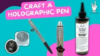 How to Make a Holographic Resin Pen: Using Skim Coat & Reflection Powder
