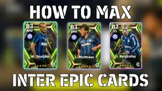 How to train players in efootball 2023 mobile | max inter epic cards all playstyles