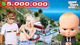 ATEŞ VE SOFYA BEBEK EMLAKTAN 5 MİLYON DOLARA EV SATIN ALIYOR! - GTA 5