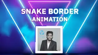 Snake border animation CSS