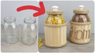 Original DIY Glass Jars Idea
