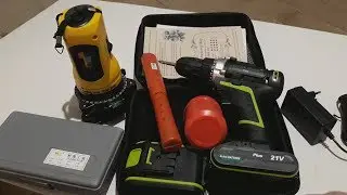инструменты с алиэкспресс: ШУРУПОВЕРТ, ЛАЗЕРНЫЙ УРОВЕНЬ, НАБОР КОРОНОК ПО ДЕРЕВУ, БУР ПО БЕТОНУ