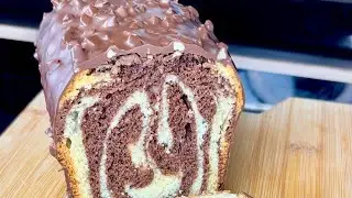 Gâteau Marbré Glaçage Rocher