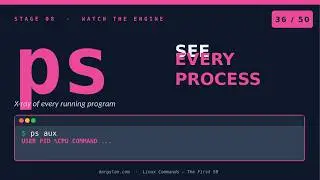 Linux Commands #36 - ps aux — See Every Process Running in Linux (X-Ray for Your System)