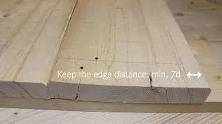 LIGNOLOC® F44 - Edge distances specified in Eurocode EC5