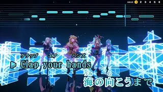 【VTuber】BLUE CLAPPER (MVバージョン)【hololive IDOL PROJECT/ホロライブ】【インスト版(ガイドメロディ付)/カラオケ字幕/Romanized】