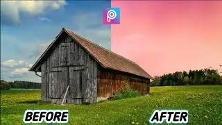 Picsart Photo Editing | Cara Edit Warna Langit | Picsart Tutorial