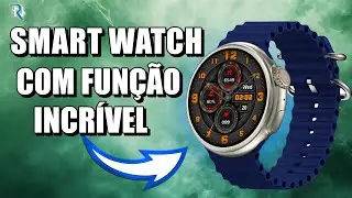 SMARTWATCH  Z-78 ULTRA, com  BÚSSOLA, ilha dinâmica,  E TELA GIGANTE REVIEW!