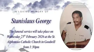 Funeral Service For Stanislaus George