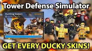 ALL Ducky Skins in TDS! | Tower Defense Simulator (New Update!)