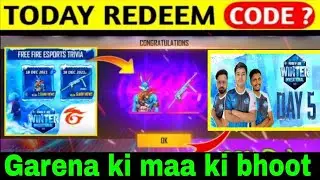 FREE FIRE REDEEM CODE TODAY | 20 DECEMBER REDEEM CODE FREE FIRE | FF REDEEM CODE TODAY 20 DECEMBER