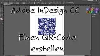 InDesign #1 Einen QR Code erstellen [German | Deutsch]