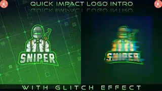 Quick Impact Logo Intro With Glitch Effect • Kinemaster Intro • Editing Point