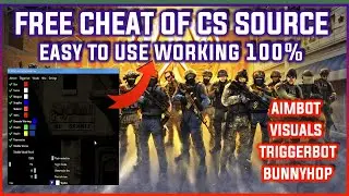 CS SOURCE: FREE CHEAT | AIMBOT / VISUALS / BUNNYHOP | CSS STEAM ZE-ELITE 2024