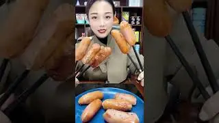 The cute girl eating of seafood # shorts# 389