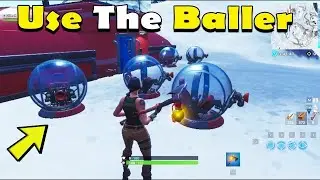 Fortnite Use The Baller in Different Match فورت نايت تحدي الاسبوع الرابع الموسم الثامن