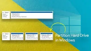 How to Partition Hard Drive in Windows