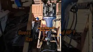 V8 Outboard engine cold start !